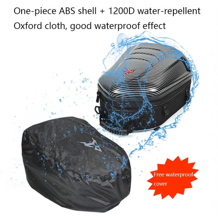 MOTOCENTRIC 11-MC-0113 Outdoor Riding Motorcycle Rear Seat Bag(Blue) - Bags & Luggages by MOTOCENTRIC | Online Shopping UK | buy2fix