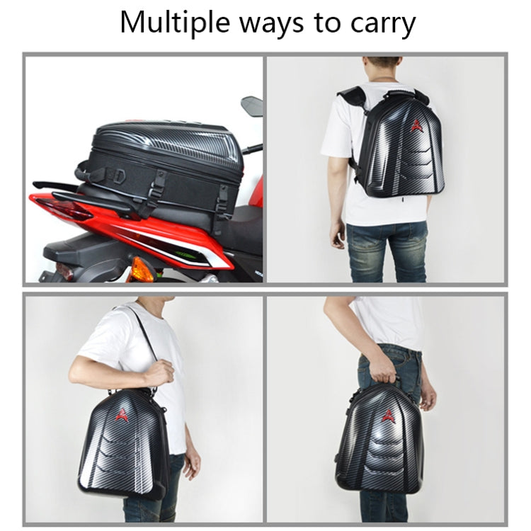 MOTOCENTRIC 11-MC-0113 Outdoor Riding Motorcycle Rear Seat Bag(Gray) - Bags & Luggages by MOTOCENTRIC | Online Shopping UK | buy2fix