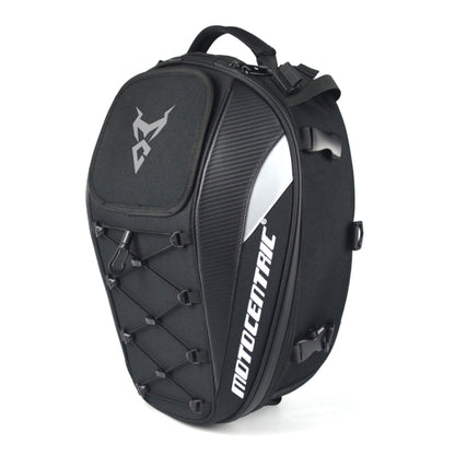 MOTOCENTRIC 11-MC-0102 Motorcycle Rear Seat Helmet Bag(Gray) - Bags & Luggages by MOTOCENTRIC | Online Shopping UK | buy2fix