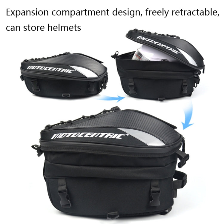 MOTOCENTRIC 11-MC-0102 Motorcycle Rear Seat Helmet Bag(Gray) - Bags & Luggages by MOTOCENTRIC | Online Shopping UK | buy2fix