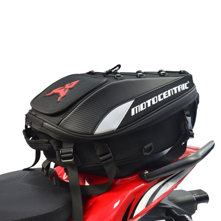 MOTOCENTRIC 11-MC-0102 Motorcycle Rear Seat Helmet Bag(Gray) - Bags & Luggages by MOTOCENTRIC | Online Shopping UK | buy2fix
