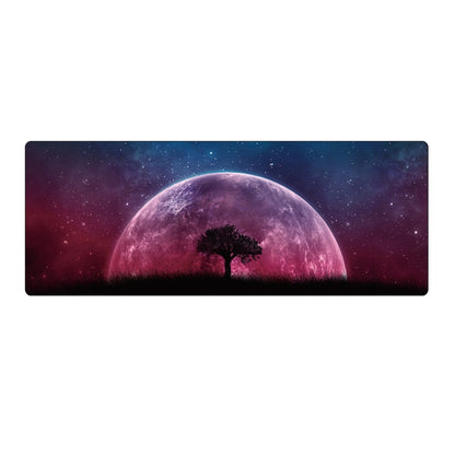 300x800x3mm Locked Large Desk Mouse Pad(3 Galaxy Tree) by buy2fix