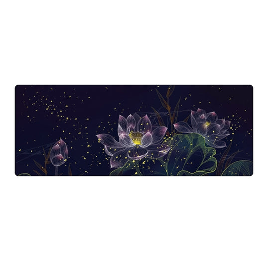 300x800x5mm Locked Large Desk Mouse Pad(2 Lotus)