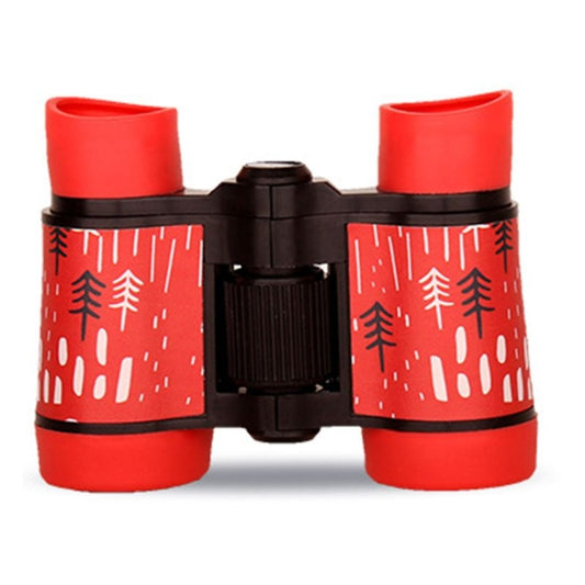 4X30 Binocular Telescope Bird Watching Telescope Gifts for Children(Rain Season Red) - Binoculars by buy2fix | Online Shopping UK | buy2fix