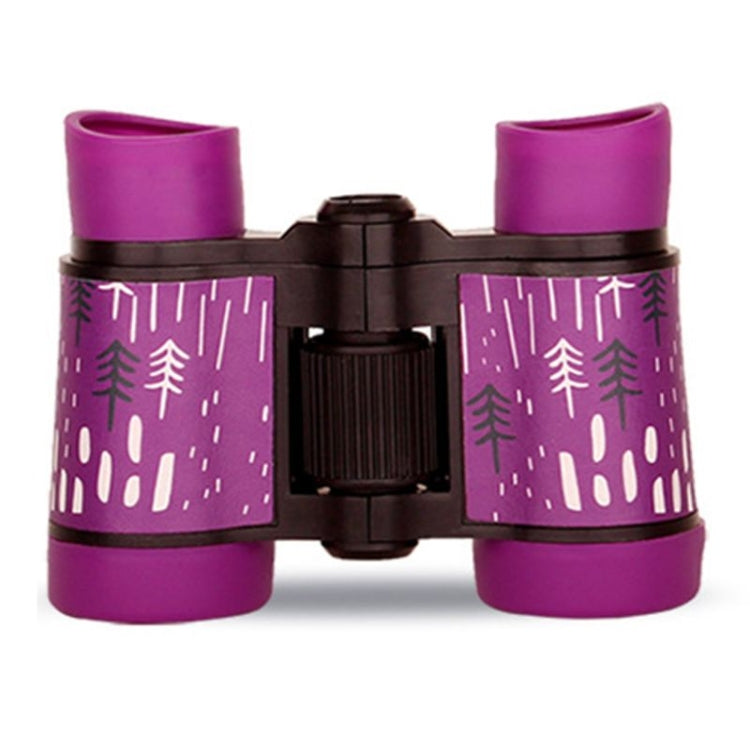 4X30 Binocular Telescope Bird Watching Telescope Gifts for Children(Rain Season Purple) by buy2fix