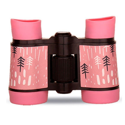 4X30 Binocular Telescope Bird Watching Telescope Gifts for Children(Rain Season Pink) by buy2fix