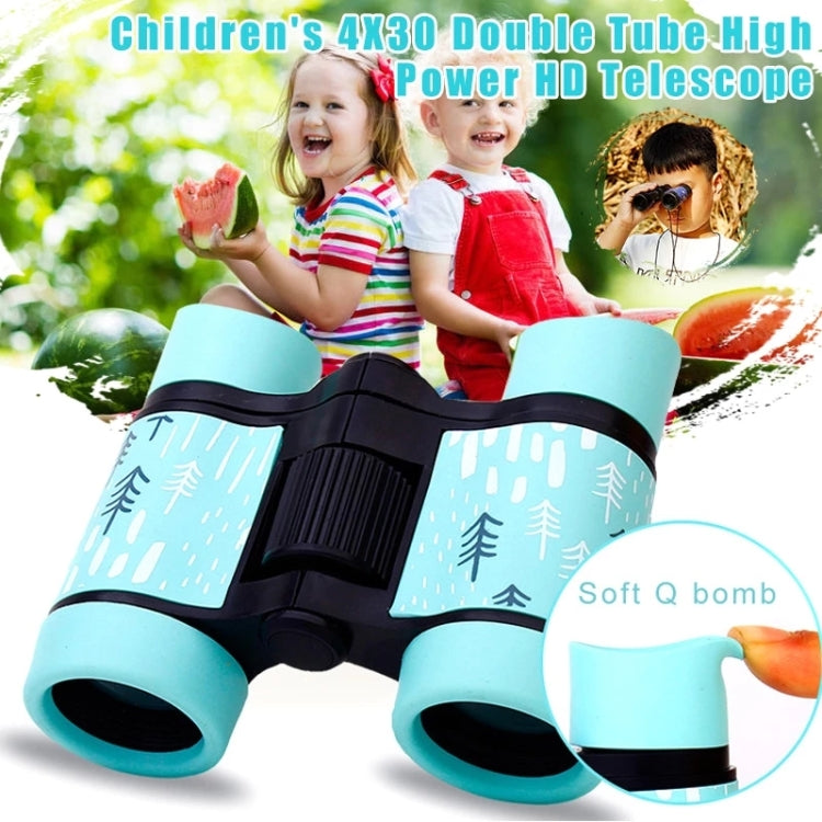 4X30 Binocular Telescope Bird Watching Telescope Gifts for Children(Rain Season Green) by buy2fix