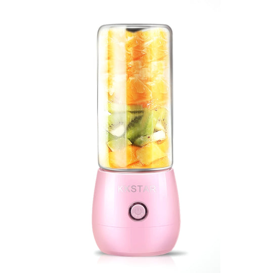 Household Fruit Juicer Portable Multi-Function Juice Cup(Goddess Pink)