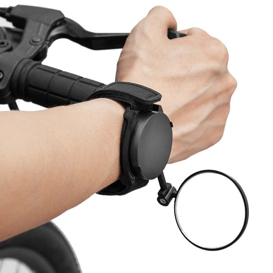 Bicycle Rearview Mirror With Wristband 360 Degree Rotating Mirror by buy2fix