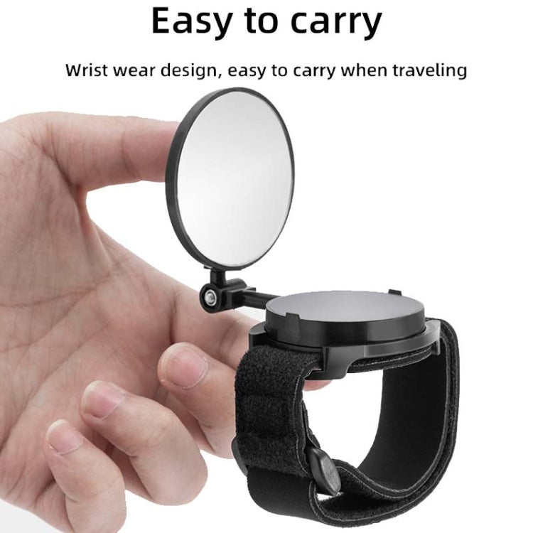 Bicycle Rearview Mirror With Wristband 360 Degree Rotating Mirror by buy2fix