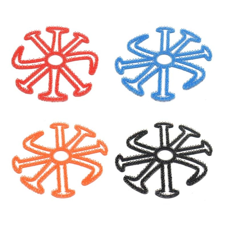 Riding Silicone Helmet Inner Pad Anti-Pressure Hair Breathable Portable Helmet Pad(Orange) by buy2fix