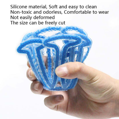 Riding Silicone Helmet Inner Pad Anti-Pressure Hair Breathable Portable Helmet Pad(Red) by buy2fix