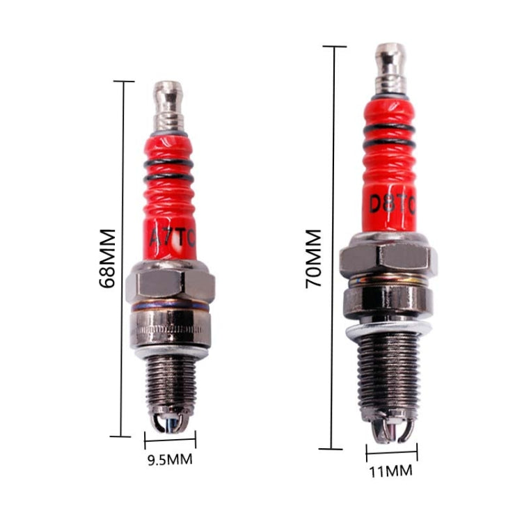Motorcycle Spark Plug 125 150 Pedal Bend Beam Boost Car Universal(A7TC) - Engines & Engine Parts by buy2fix | Online Shopping UK | buy2fix