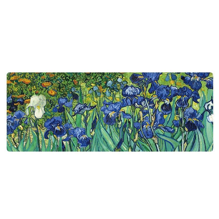 300x800x2mm Locked Am002 Large Oil Painting Desk Rubber Mouse Pad(Iris) by buy2fix