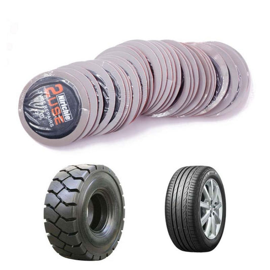 30 Tablets / Box  Nirichie 60mm Round Car Tire Repair Patch Tire Repair Cold Patch Film - Tire Repair & Installation Tools by buy2fix | Online Shopping UK | buy2fix