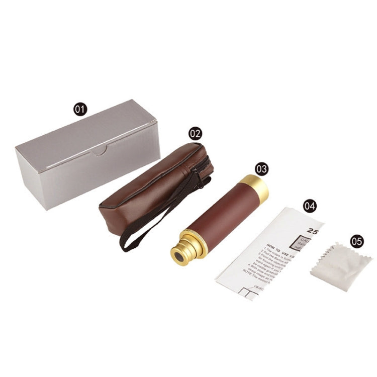 25x32 Pirate High Power Monocular Pocket Telescope,Style: Standard by buy2fix