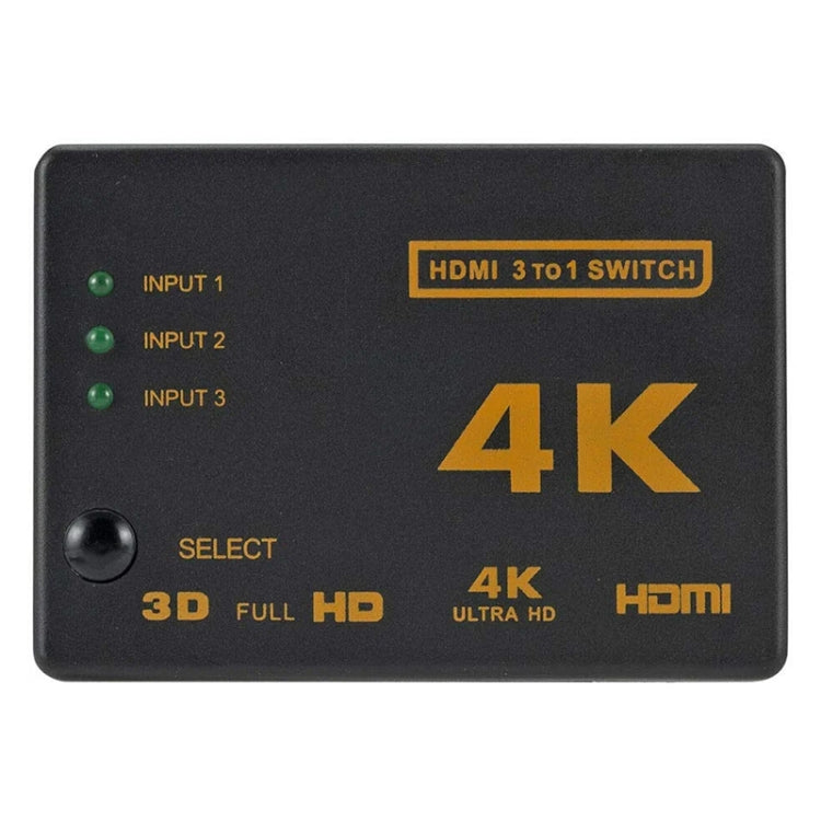 5 PCS/Set 4K 3 into 1 out HDMI Switcher With Remote Control by buy2fix