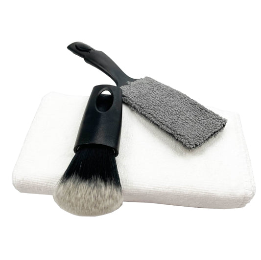 3 PCS / Set Car Detail Slit Brush Tire Cleaning Brush - Car washing supplies by buy2fix | Online Shopping UK | buy2fix