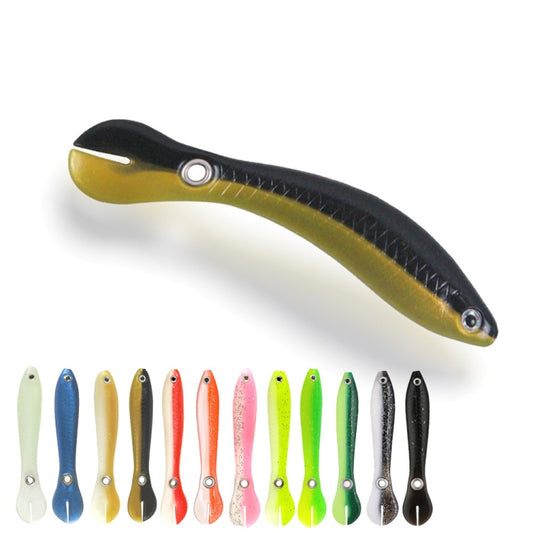 10 PCS Luya Bait Loach Bionic Bait Fishing Supplies, Specification: 6g / 10cm(Loach Color) - Fishing Lures by buy2fix | Online Shopping UK | buy2fix