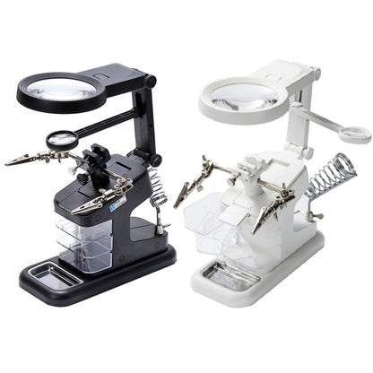 Desktop Multifunctional Chip Welding Repair Inspection Magnifying Glass with LED Light(Black) - Repair Platform by buy2fix | Online Shopping UK | buy2fix