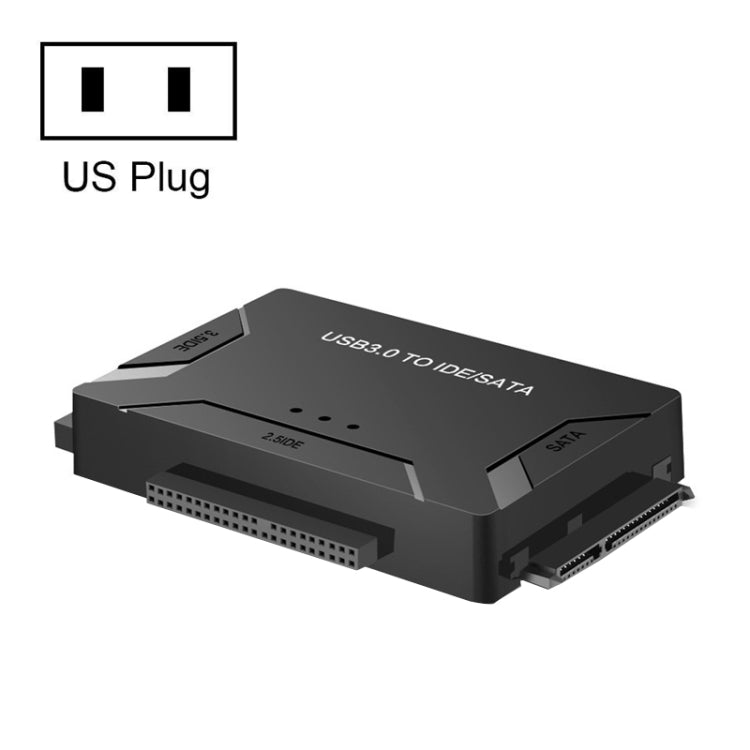 USB3.0 To SATA / IDE Easy Drive Cable External Hard Disk Adapter, Plug Specifications: US Plug by buy2fix