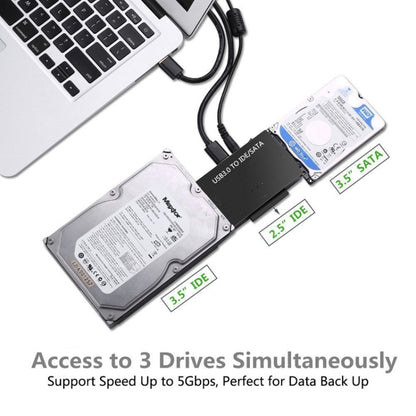 USB3.0 To SATA / IDE Easy Drive Cable External Hard Disk Adapter, Specification: AU Plug by buy2fix
