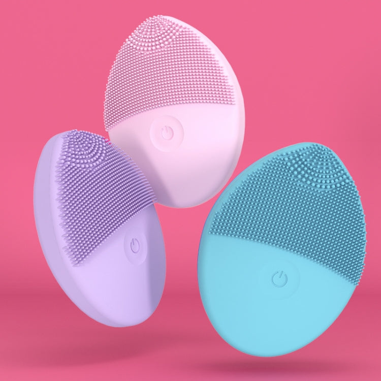 Mini Silicone Cleansing Instrument Washing Face Brush(Blue) - Cleanser by buy2fix | Online Shopping UK | buy2fix