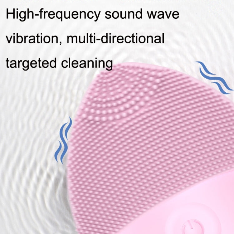Mini Silicone Cleansing Instrument Washing Face Brush(Blue) - Cleanser by buy2fix | Online Shopping UK | buy2fix