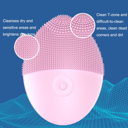 Mini Silicone Cleansing Instrument Washing Face Brush(Blue) - Cleanser by buy2fix | Online Shopping UK | buy2fix