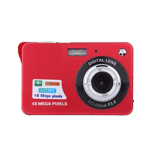 K09 48 Million Pixel CCD HD Digital Camera Retro Self-Portrait Video Camera(Red) - Video Cameras by buy2fix | Online Shopping UK | buy2fix