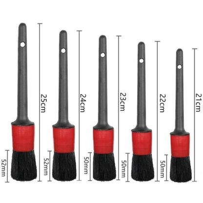 26 PCS / Set Car Beauty Car Wash Detail Brush Electric Drill Brush Outlet Brush(Red) - Car washing supplies by buy2fix | Online Shopping UK | buy2fix
