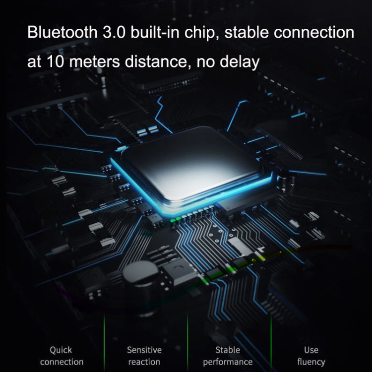 78 Keys 10 Inch RGB Colorful Backlit Bluetooth Keyboard For Mobile Phone / Tablet(Black) by buy2fix