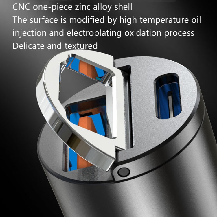 Car Fast Charge One Drag Two Cigarette Conversion Plugs, Model: PD+PD(Tarnish) - Car Charger by buy2fix | Online Shopping UK | buy2fix