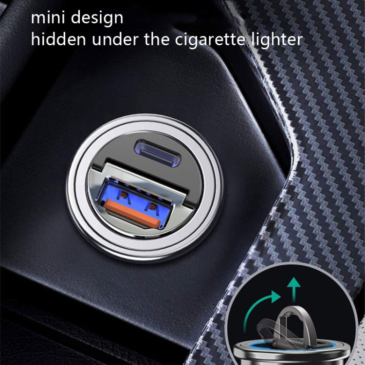 Car Fast Charge One Drag Two Cigarette Conversion Plugs, Model: PD+PD(Tarnish) - Car Charger by buy2fix | Online Shopping UK | buy2fix