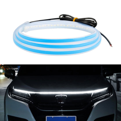 Car LED Streamer Decorative Hood Atmosphere Lights, Style: Monochrome White Light(1.8m) - Decorative Lights by buy2fix | Online Shopping UK | buy2fix