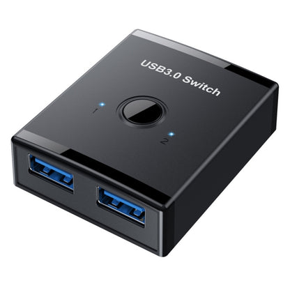 T25 2 In 1 USB3.0 Bidirectional Switch Printer Sharer Splitter(Black) by buy2fix