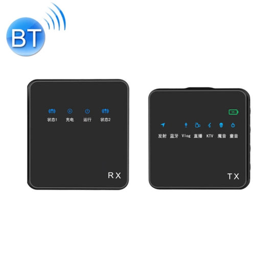 Microphone Lavalier Radio à réduction de bruit pour prise de vue vidéo courte en extérieur avec Bluetooth