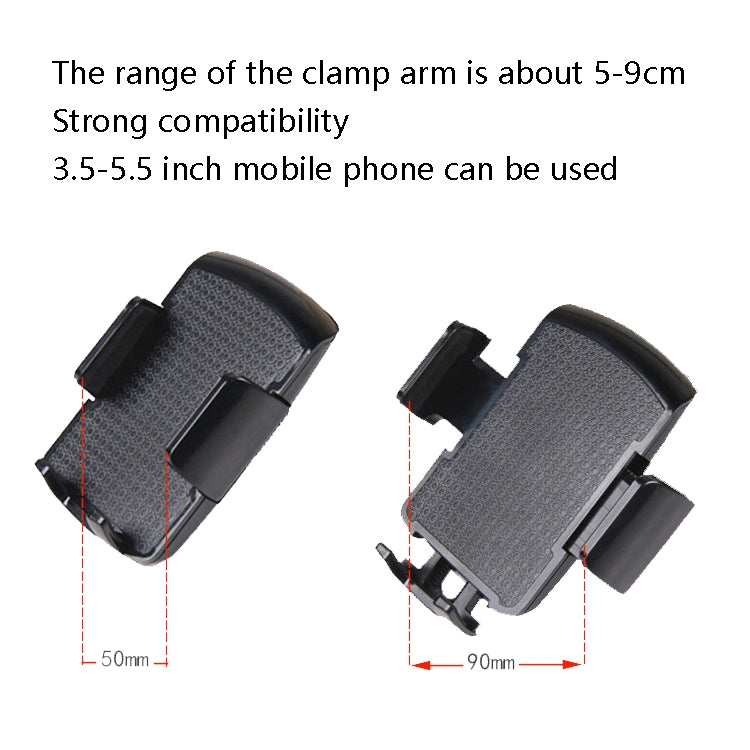 Air Inlet Cup Seat 2 In 1 Universal Long Hose Car Mobile Phone Bracket - Universal Car Holders by buy2fix | Online Shopping UK | buy2fix