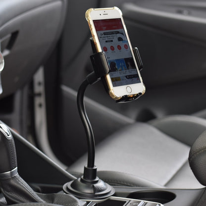 Air Inlet Cup Seat 2 In 1 Universal Long Hose Car Mobile Phone Bracket - Universal Car Holders by buy2fix | Online Shopping UK | buy2fix