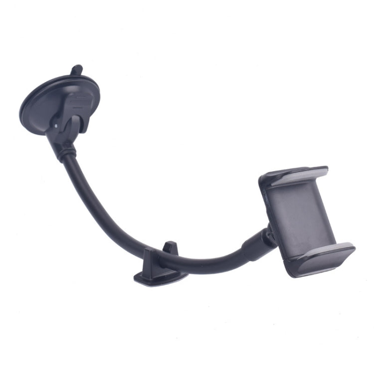 Suction Cup Long Soft Hose Windshield Car Mobile Phone Clip Bracket(Gray Box Packaging) - Universal Car Holders by buy2fix | Online Shopping UK | buy2fix
