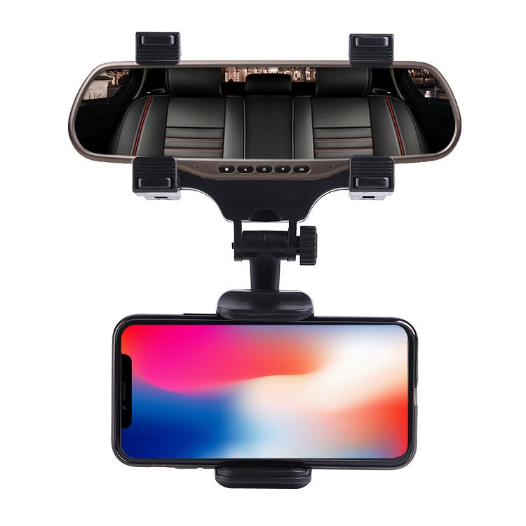 Car Rearview Mirror Universal Navigation Mobile Phone Bracket - Universal Car Holders by buy2fix | Online Shopping UK | buy2fix