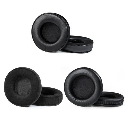 2 PCS  Earmuffs for Audio-Technica AD1000X AD2000X AD900X AD700X,Style: Black Flannel - Earmuff & Pad by buy2fix | Online Shopping UK | buy2fix