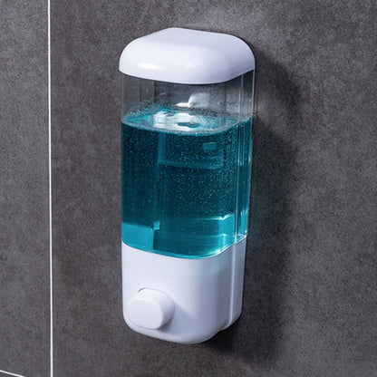 Hotel Bathroom Manual Soap Machine Wall Hanging Paste Transparent Soap, Specification: Single Head - Soap Dispenser by buy2fix | Online Shopping UK | buy2fix