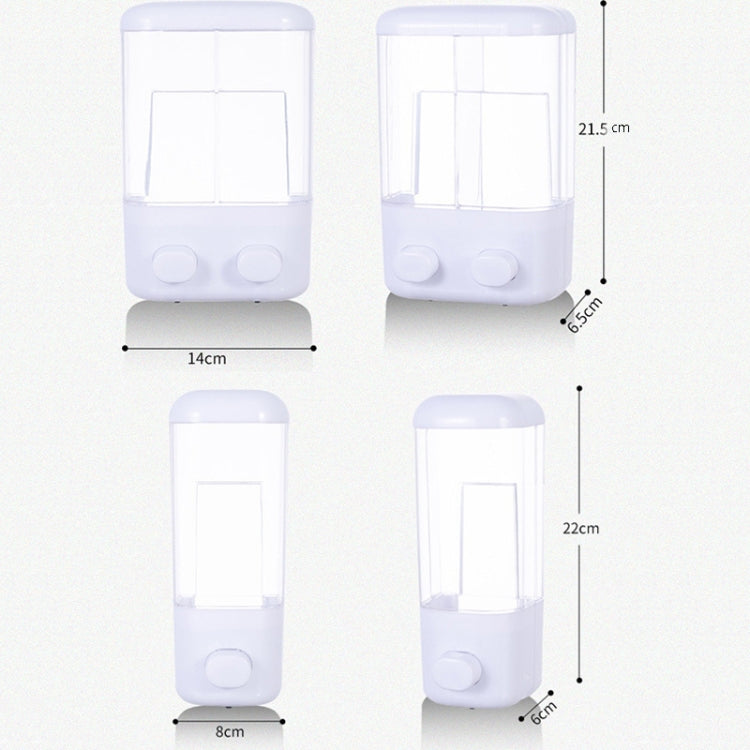 Hotel Bathroom Manual Soap Machine Wall Hanging Paste Transparent Soap, Specification: Single Head - Soap Dispenser by buy2fix | Online Shopping UK | buy2fix