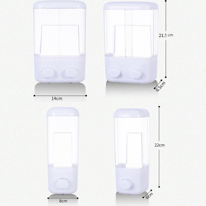 Hotel Bathroom Manual Soap Machine Wall Hanging Paste Transparent Soap, Specification: Single Head - Soap Dispenser by buy2fix | Online Shopping UK | buy2fix