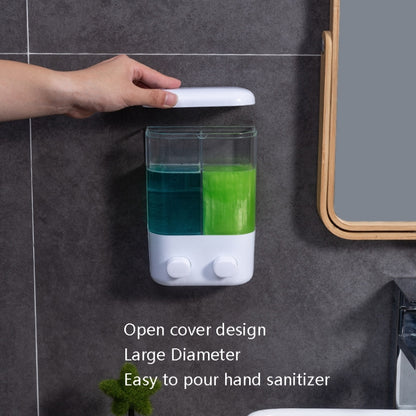 Hotel Bathroom Manual Soap Machine Wall Hanging Paste Transparent Soap, Specification: Single Head - Soap Dispenser by buy2fix | Online Shopping UK | buy2fix