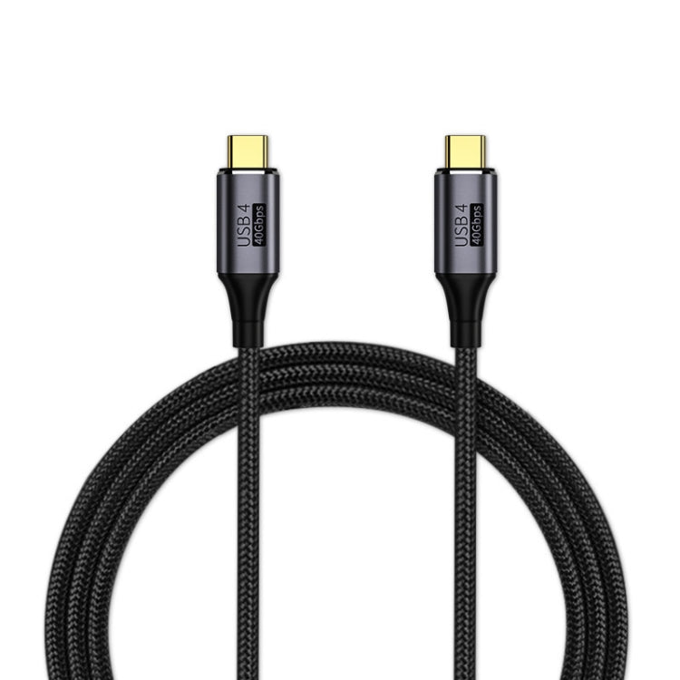 PD 100W Type-C to Type-C Fast Charging Nylon Braided Cable, Model: 0.3 m by buy2fix