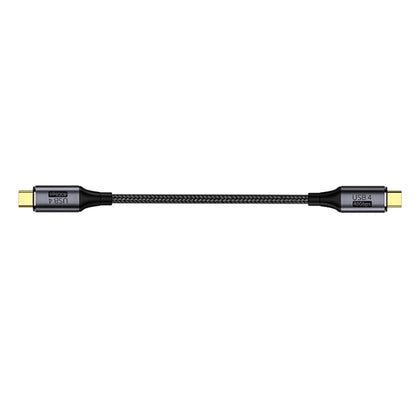 PD 100W Type-C to Type-C Fast Charging Nylon Braided Cable, Model: 0.3 m by buy2fix