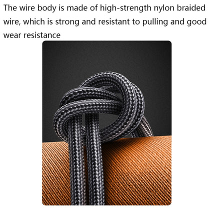 PD 100W Type-C to Type-C Fast Charging Nylon Braided Cable, Model: 0.3 m by buy2fix