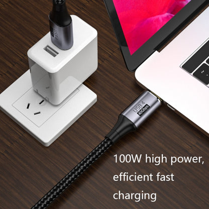 PD 100W Type-C to Type-C Fast Charging Nylon Braided Cable, Model: 0.3 m by buy2fix